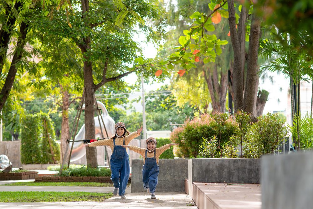 A serene and private outdoor space at Levant Park, offering a peaceful setting for events, relaxation, and family gatherings near Dubai.